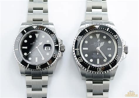 rolex sea-dweller vs deep sea